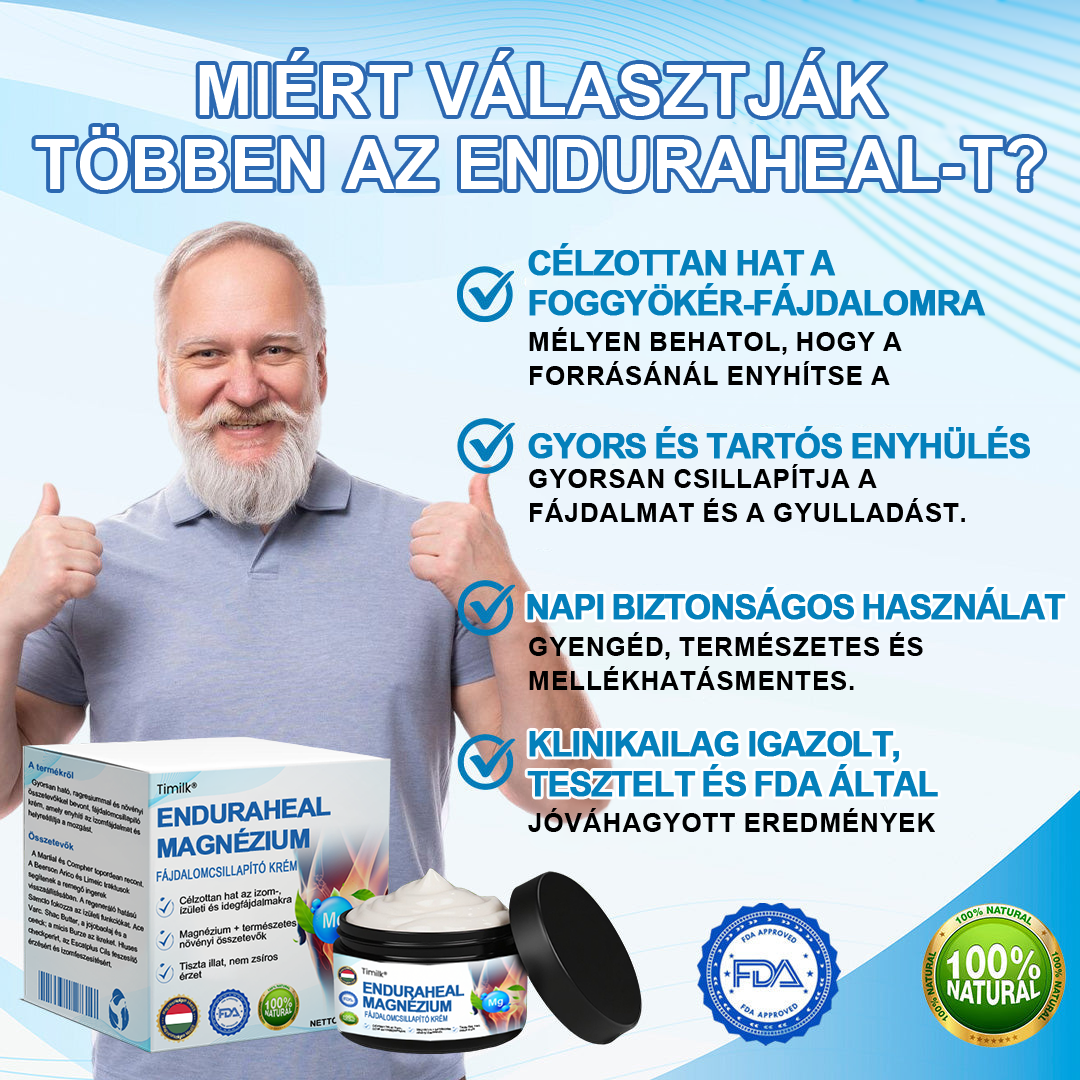 ✅✅Timilk® EnduraHeal magnézium fájdalomcsillapító krém (arthritis, neuropathia, reuma, sport sérülések és egyéb panaszok kezelésére)