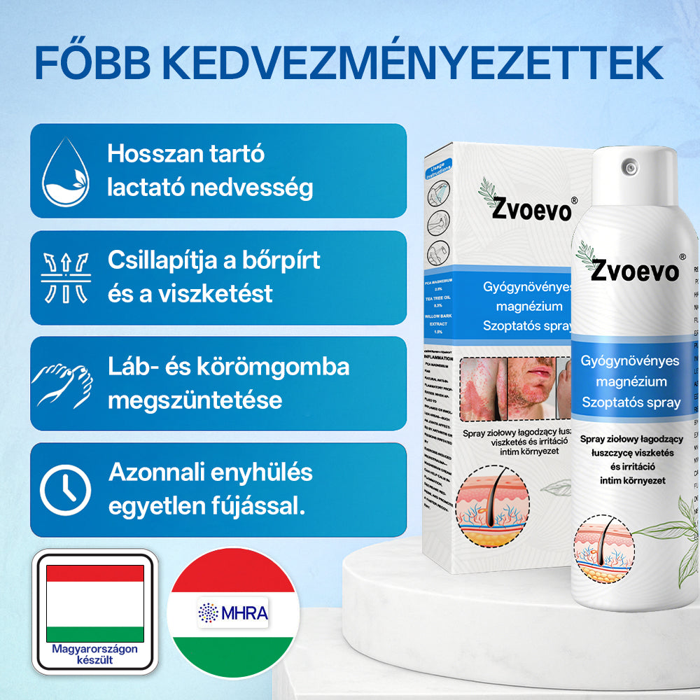 đ„đ„đ„ZvoevoÂź đMagnĂ©zium GyĂłgynövĂ©nyes PszoriĂĄzis Spray
