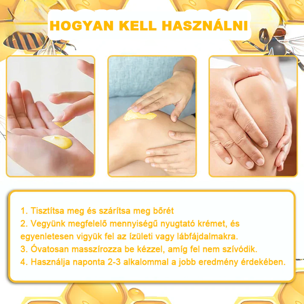 𝐀𝐫𝐭𝐡𝐫𝐨𝐅𝐫𝐞𝐞™Méhméreg fájdalomcsillapító csontgyógyító krém(Különösen az idősebb felnőtteknek és a DGOU által ajánlott) ✨Különleges ajánlat korlátozott ideig✨