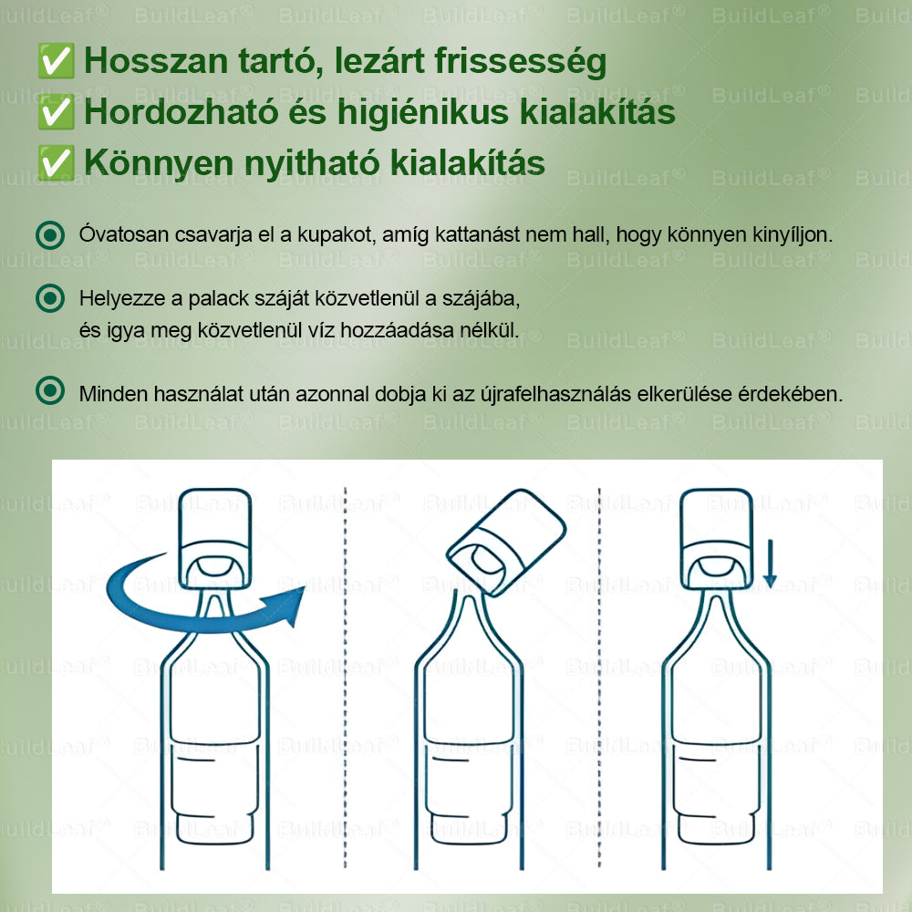 🌿BuildLeaf®🥇 GLP-1 8-az-1-ben Fit & Vital Orális Oldat (Csak napi egyszer, látható változások 7 nap alatt)  Elhízásra, szív- és érrendszeri egészségre, cukorbetegségre, alvási apnoéra, emésztőrendszeri egészségre, ízületi problémákra és még sok másra