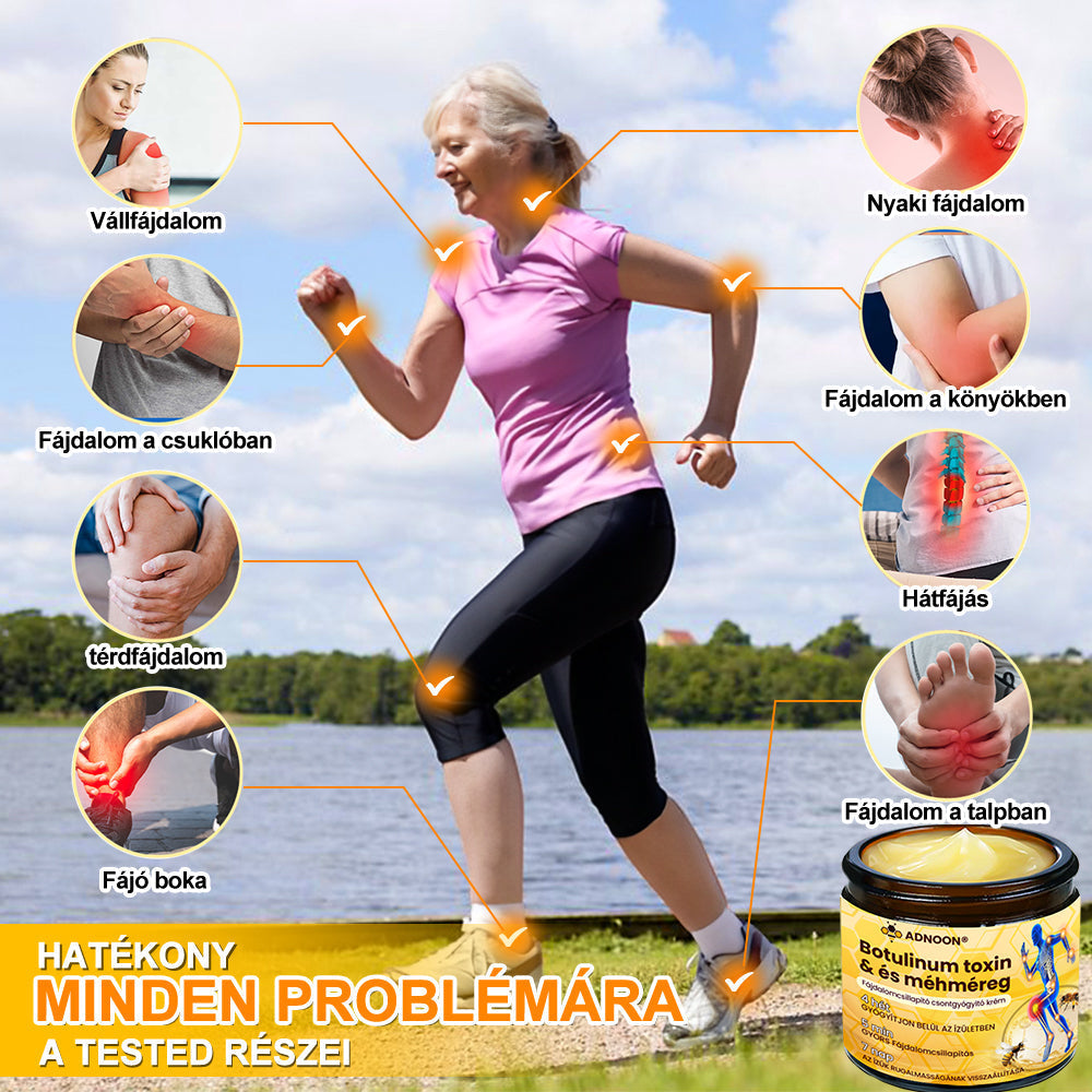 💧🐝TLOPA® Botulinum Toxin & Méhméreg Fájdalomcsillapító Csontgyógyító Krém👨⚕️A Magyar Ortopéd Társaság (MOT) Által Jóváhagyva