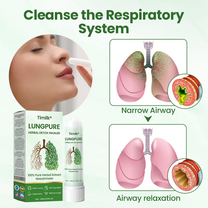 ✅Timilk® LungPure gyógynövényes méregtelenítő inhalátor