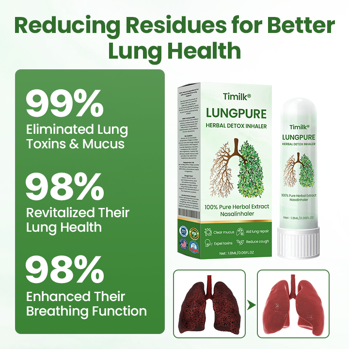 ✅Timilk® LungPure gyógynövényes méregtelenítő inhalátor