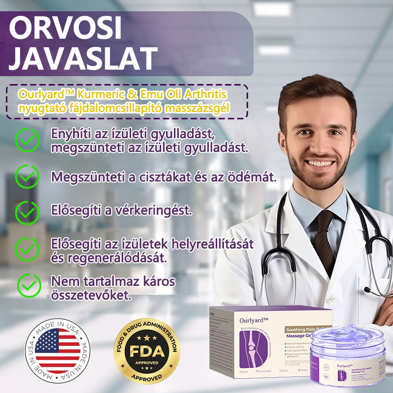 đšââïžOfficial ĂruhĂĄz: Ourlyardâą Kurkuma Ă©s Emu-olaj ĂzĂŒleti gyulladĂĄs csillapĂtĂł fĂĄjdalomcsillapĂtĂł masszĂĄzs gĂ©l đšââïžAmerican OrtopĂ©dia (AAOS) jĂłvĂĄhagyvađ„