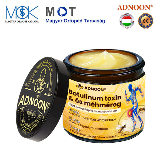 💧🐝TLOPA® Botulinum Toxin & Méhméreg Fájdalomcsillapító Csontgyógyító Krém👨⚕️A Magyar Ortopéd Társaság (MOT) Által Jóváhagyva