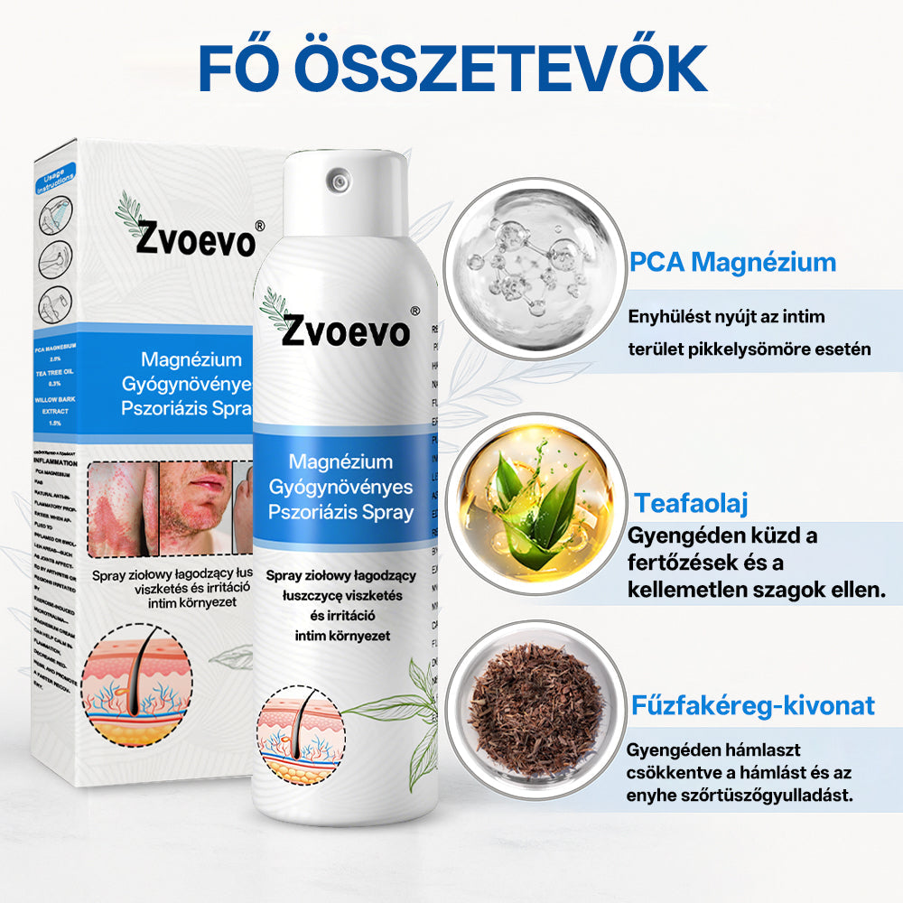 đ„đ„đ„ZvoevoÂź đMagnĂ©zium GyĂłgynövĂ©nyes PszoriĂĄzis Spray
