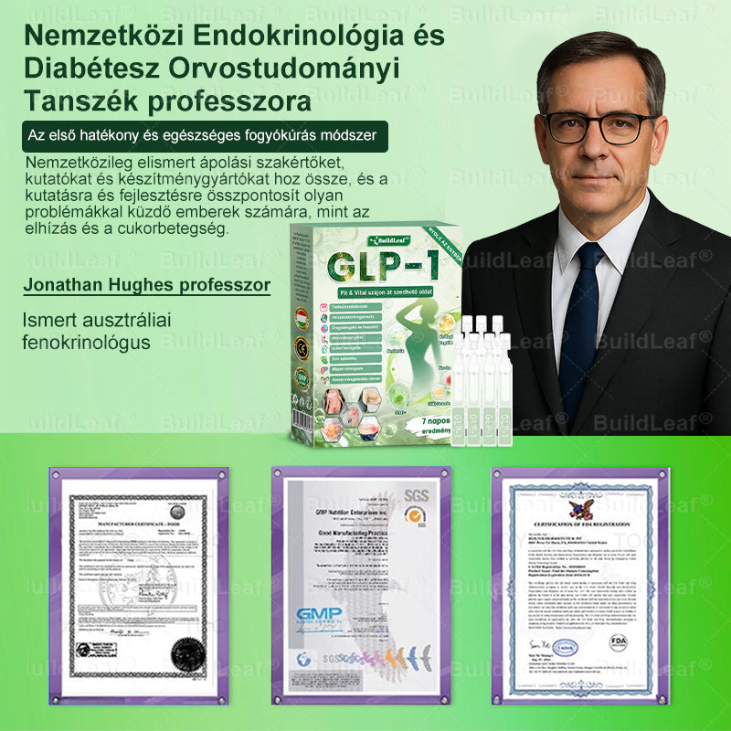 🌿BuildLeaf®🥇 GLP-1 8-az-1-ben Fit & Vital Orális Oldat (Csak napi egyszer, látható változások 7 nap alatt)  Elhízásra, szív- és érrendszeri egészségre, cukorbetegségre, alvási apnoéra, emésztőrendszeri egészségre, ízületi problémákra és még sok másra