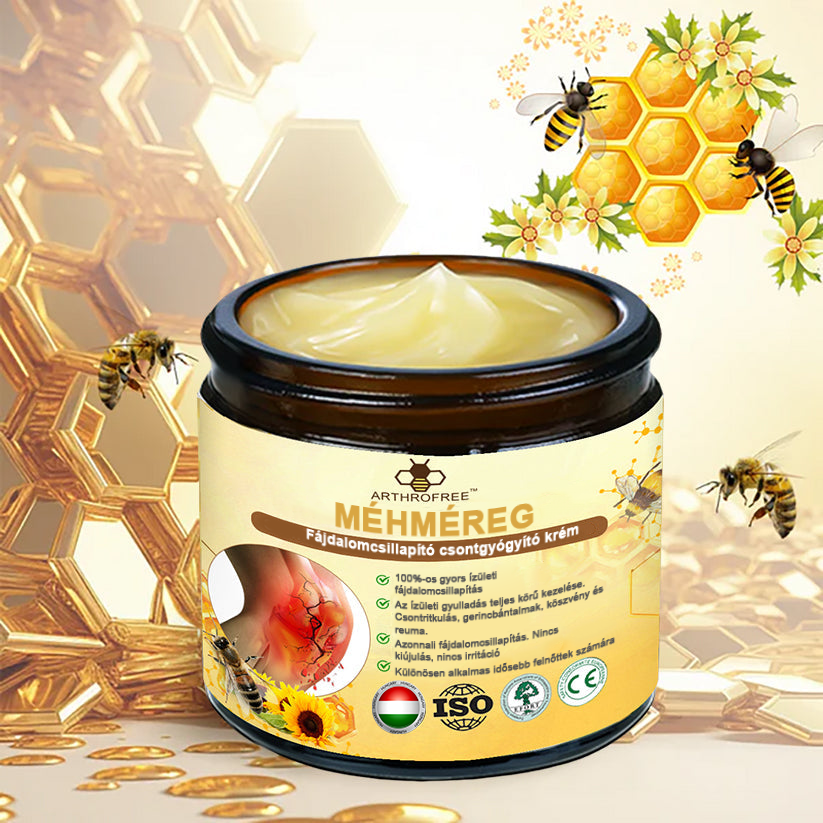 𝐀𝐫𝐭𝐡𝐫𝐨𝐅𝐫𝐞𝐞™Méhméreg fájdalomcsillapító csontgyógyító krém(Különösen az idősebb felnőtteknek és a DGOU által ajánlott) ✨Különleges ajánlat korlátozott ideig✨