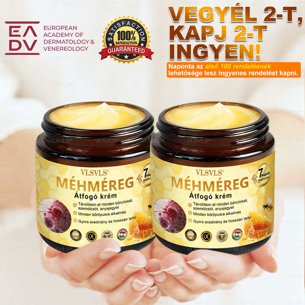 ✨✨✨✨VLSVLS® Méhméreg Átfogó Krém (Minden korosztály számára alkalmas & HSME ajánlja)