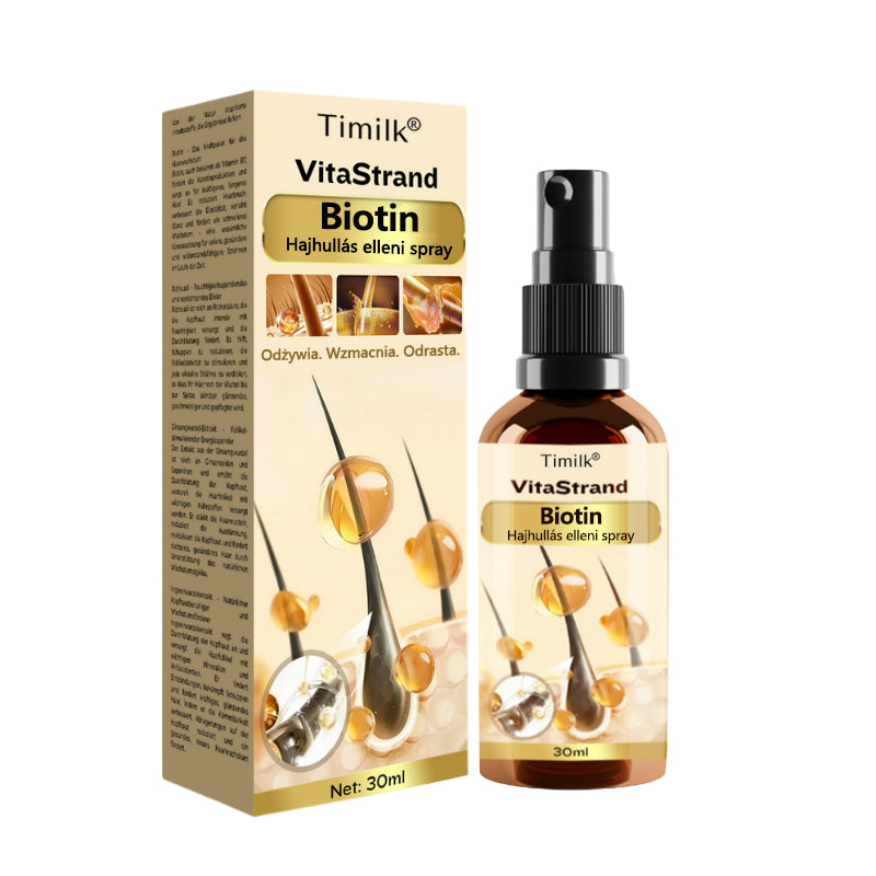 Timilk® VitaStrand Biotin hajnövekedést elősegítő spray✅ Sűrű, fényes haj néhány hét alatt