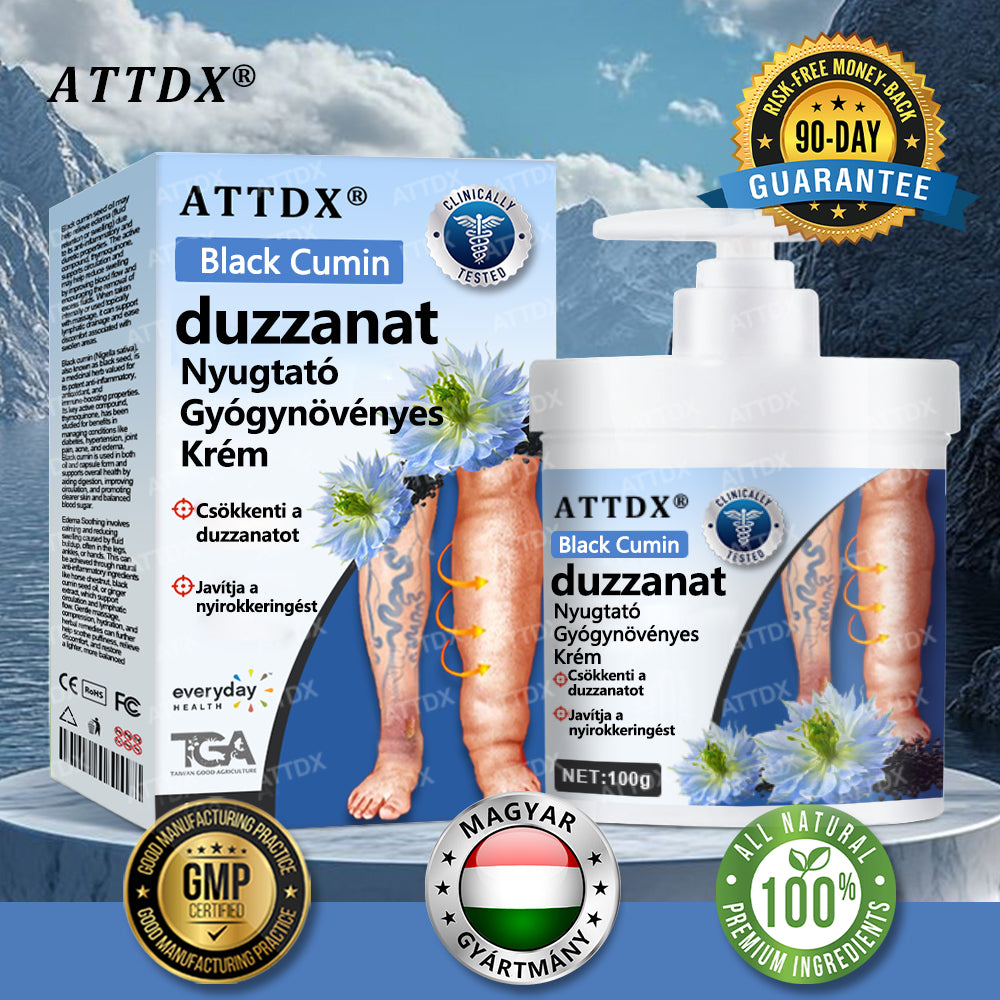 👨‍⚕️👨‍⚕️👨‍⚕️ATTDX® Növényi ödéma enyhítő krém nigellával