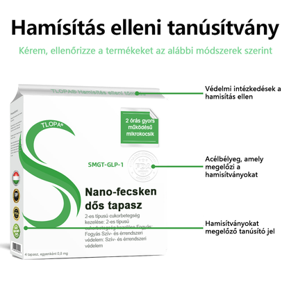[7 napon belül eredményt lát]🌻𝗧𝗟𝗢𝗣𝗔® 𝗚𝗟𝗣-𝟭 Nano Microneedle Patch🎀（Fájdalommentes, hosszan tartó, cukorbetegség, elhízás és szív- és érrendszeri betegségek kezelésére）.