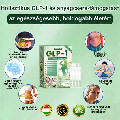🌿BuildLeaf®🥇 GLP-1 8-az-1-ben Fit &amp; Vital Orális Oldat (Csak napi egyszer, látható változások 7 nap alatt)  Elhízásra, szív- és érrendszeri egészségre, cukorbetegségre, alvási apnoéra, emésztőrendszeri egészségre, ízületi problémákra és még sok másra