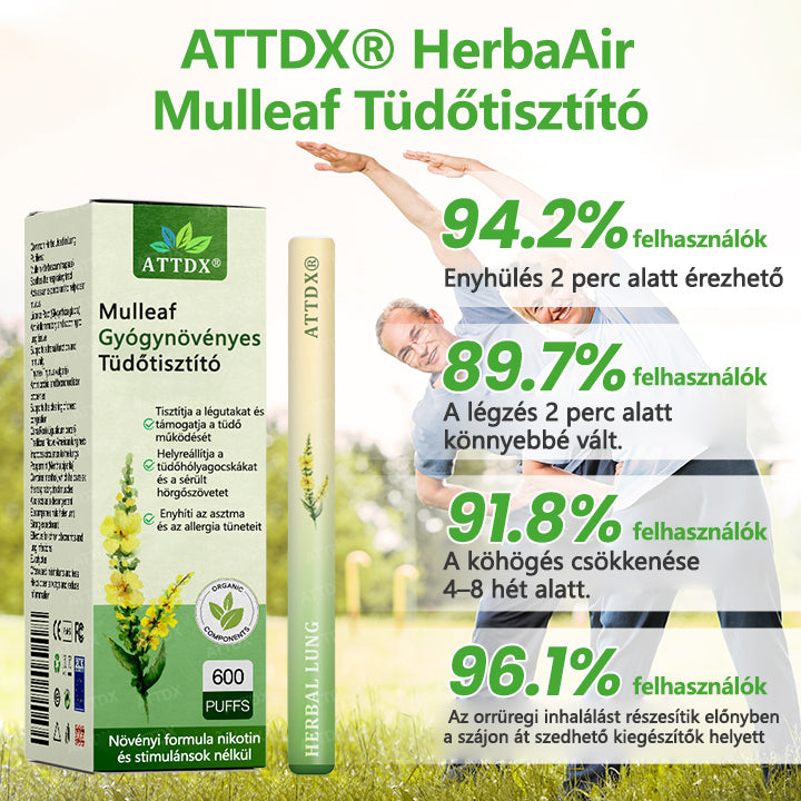ATTDX® Mulleaf gyógynövényes tüdőtisztító🌿🌿