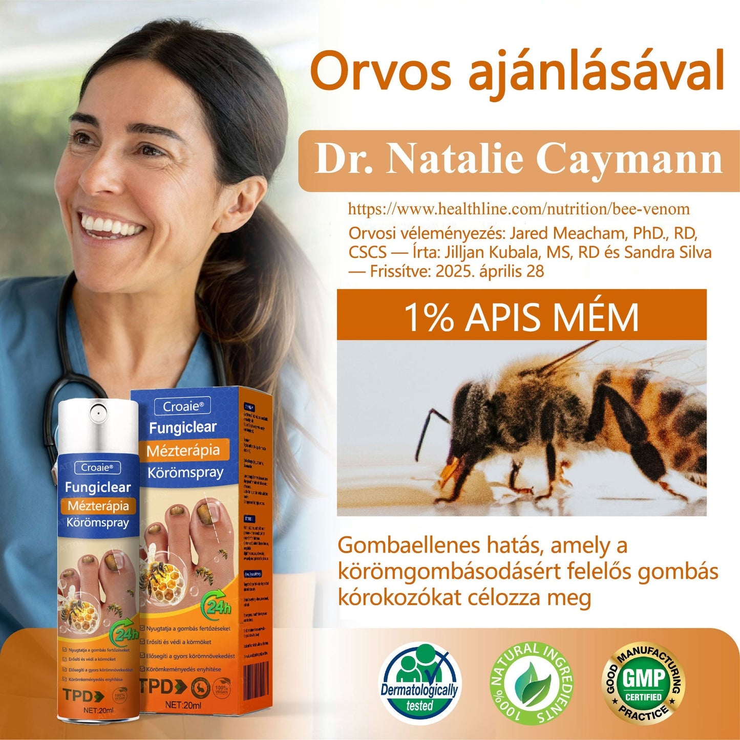 Croaie® Fungiclear Bee Therapy Nail Spray🎁🎁🎁