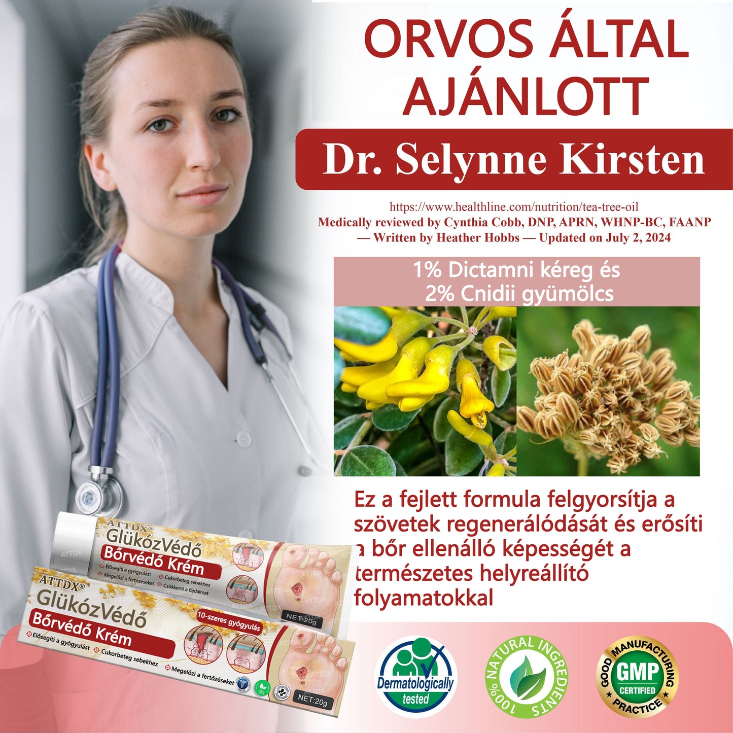 ⭐ATTDX® GlucoseGuard bőrmentő krém