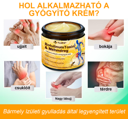 TLOPA® Botulinum Toxin és Méhméreg Fájdalomcsillapító Csontgyógyító Krém🐝 🔥(Kifejezetten időseknek & ortopéd szakorvosok ajánlásával)