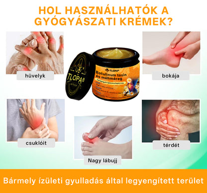 🌿🌿🌿TLOPA® Botulinum Toxin és Méhméreg Fájdalomcsillapító Csontgyógyító Krém🐝 (Kifejezetten időseknek & ortopéd szakorvosok ajánlásával)