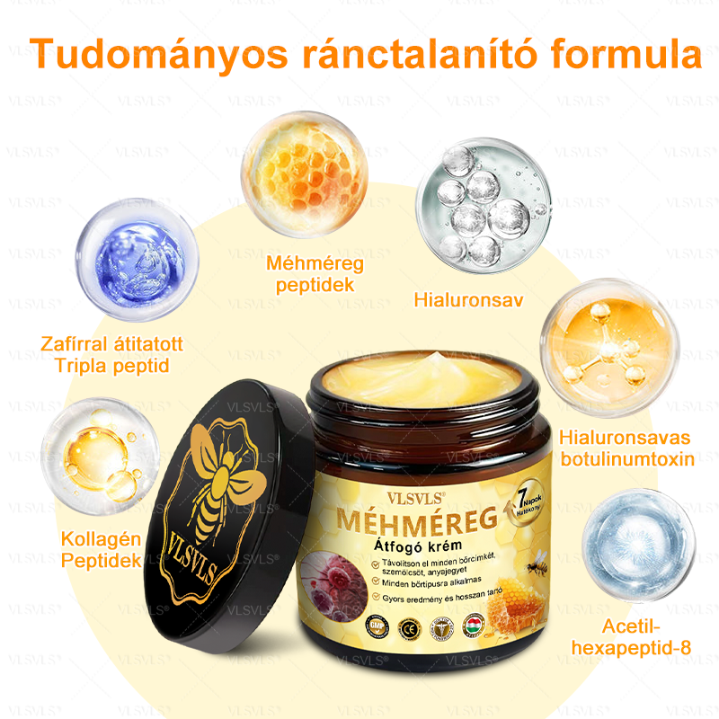 ✨✨✨✨VLSVLS® Méhméreg Átfogó Krém (Minden korosztály számára alkalmas & HSME ajánlja)
